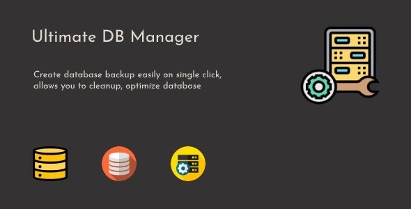 Ultimate Db Manager Wordpress Database Backup, Cleanup & Optimize Plugin 1.0.3