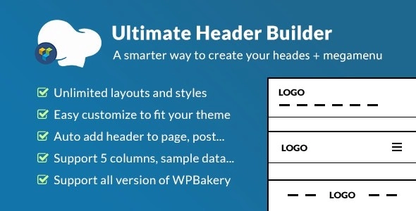 Ultimate Header Builder Addon Wpbakery Page Builder (formerly Visual Composer) 1.7.5