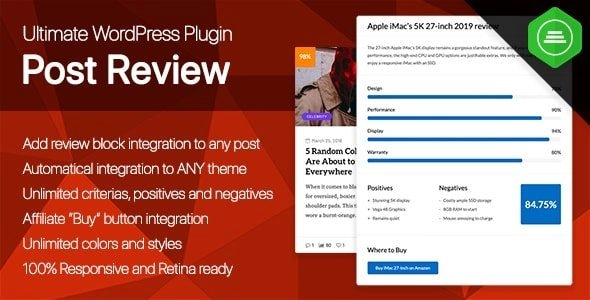 Ultimate Post Review Wordpress Rating/reviews 1