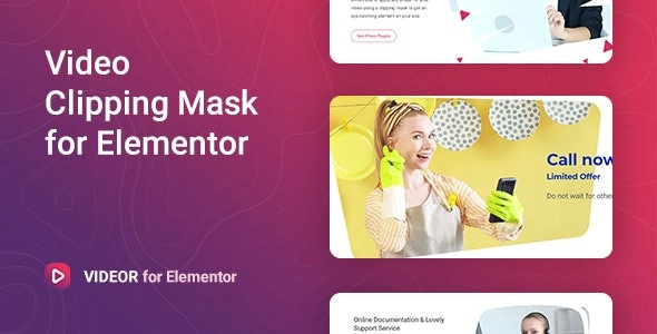 Videor – Video Clipping Mask For Elementor 1.1.1