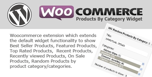 Wc Products By Category Widget 1.5