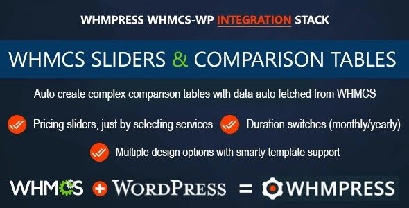 Whmcs Pricing Sliders And Comparison Tables Whmpress Addon 4.7