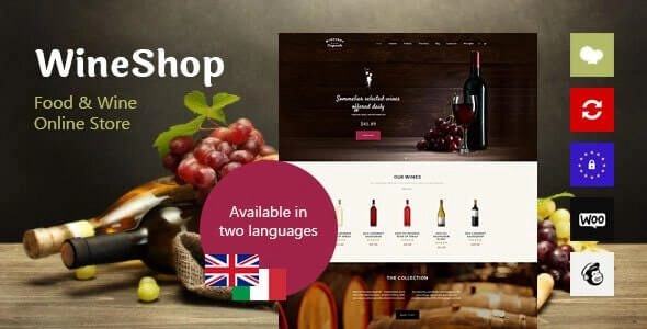 Wineshop Food & Wine Online Store Wordpress Theme 2.3.2