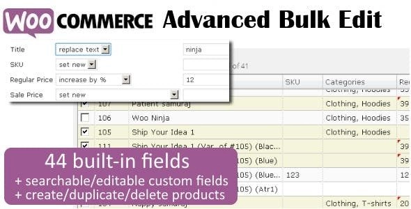 Woocommerce Advanced Bulk Edit 5.2.1