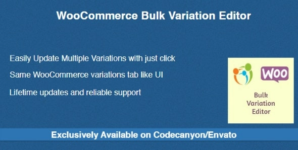 Woocommerce Bulk Variation Editor 1.0.2
