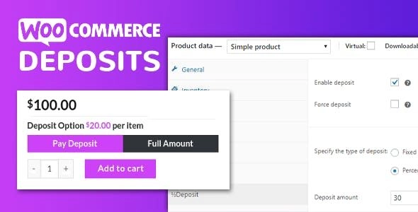 Woocommerce Deposits Partial Payments Plugin 4.1.15
