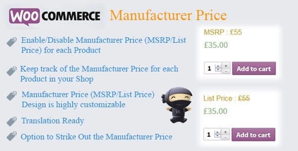 Woocommerce Manufacturer Price 2.4