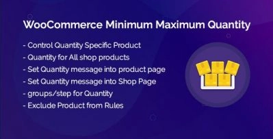 Woocommerce Minimum Maximum Quantity 1