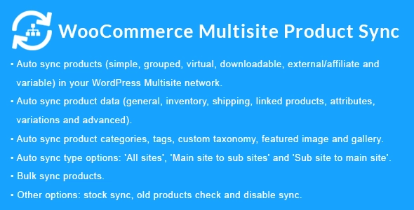 Woocommerce Multisite Product Sync 2.2.0