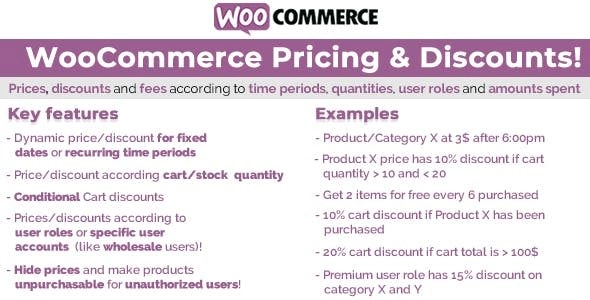 Woocommerce Pricing & Discounts! 15.0
