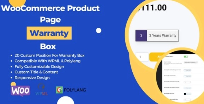 Woocommerce Product Page Warranty Box 1.0.0