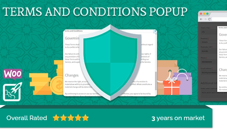 Woocommerce Terms & Conditions Popup 1.2.13