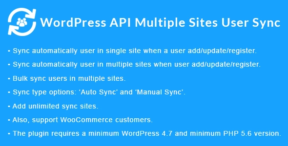 Wordpress Api Multiple Sites User Sync 1.6.2