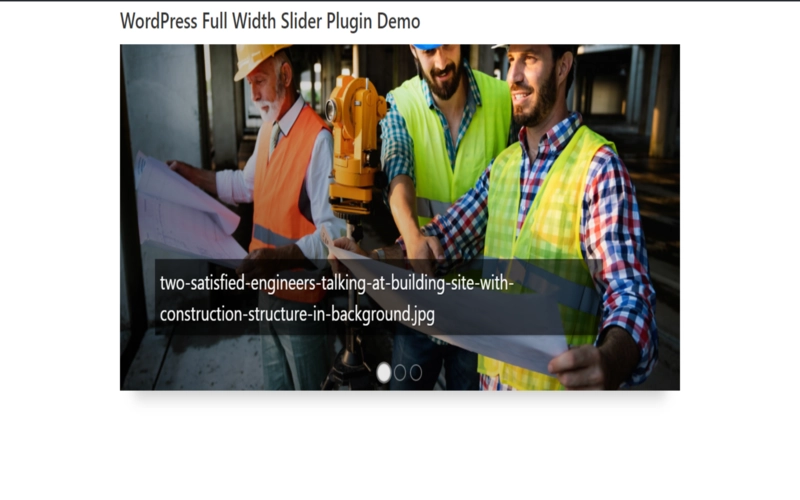Wordpress Full Width Slider Plugin Wordpress Plugin 1.1.4