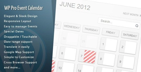Wordpress Pro Event Calendar 3.2.7