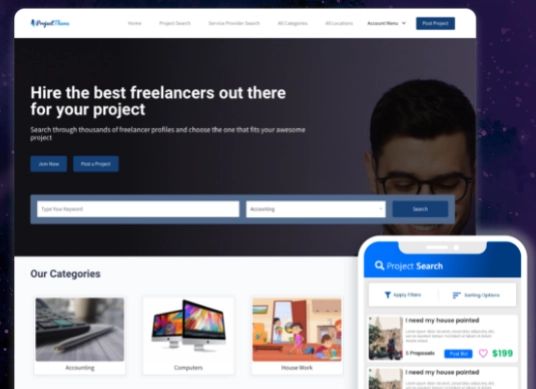Wordpress Project Bidding Theme Freelance Marketplace 4.2.0