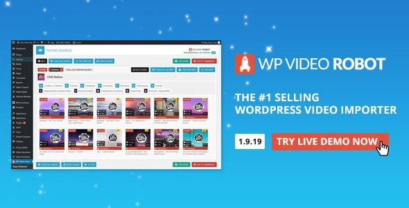 Wordpress Video Robot The Ultimate Video Importer 1.17.0