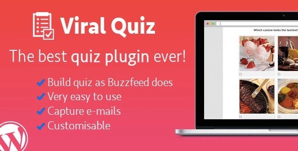 Wordpress Viral Quiz Buzzfeed Quiz Builder 4.0.6