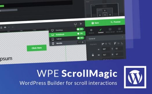 Wpe Scrollmagic (scrolly) – Wordpress Builder For Scroll Interactions 2.2.2