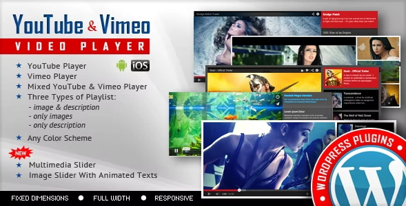 Youtube Vimeo Video Player And Slider Wp Plugin 3.8