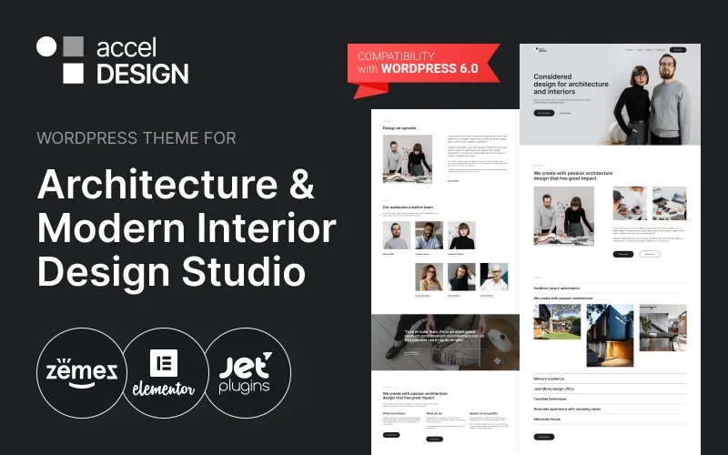 Acceldesign Wordpress Theme For Architecture & Modern Interior Design Studio 1.0.1