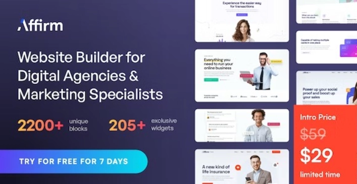 Affirm Marketing & Digital Agency Wordpress Theme 3.0.0