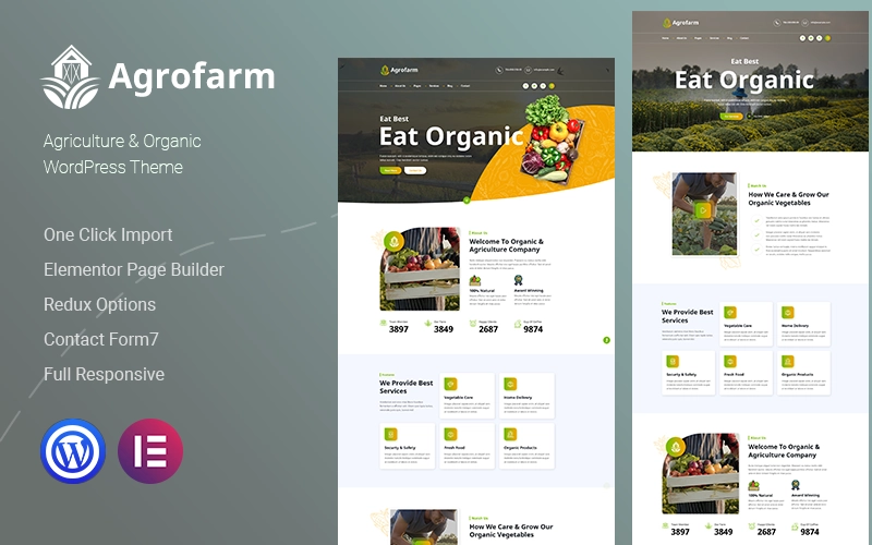 Agrofarm – Agriculture & Organic Wordpress Theme 1.0.0