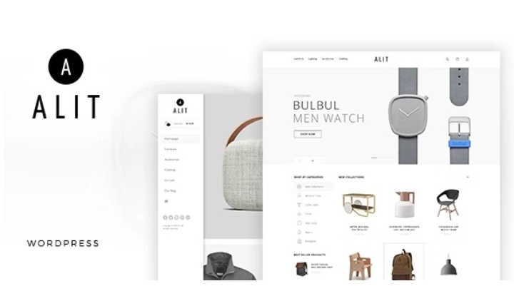 Alit Minimalist Responsive Woocommerce Wordpress Theme 1.19