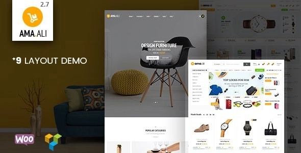 Ama.ali Market Furniture Shop Woocommerce Wordpress Theme 2.7