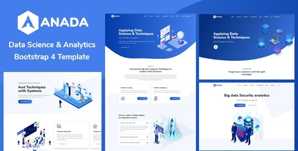 Anada Data Science & Analytics Wordpress Theme 1.3.6