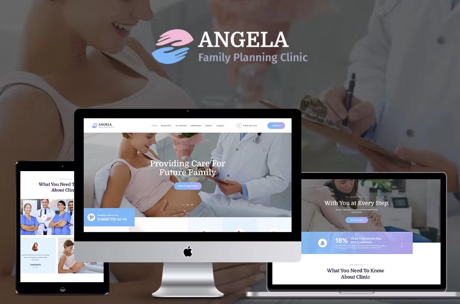 Angela Family Planning Clinic Wordpress Theme 1.1.4