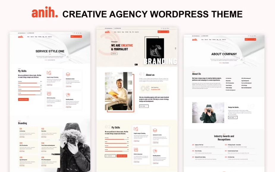 Anih Creative Agency Wordpress Theme 1.0