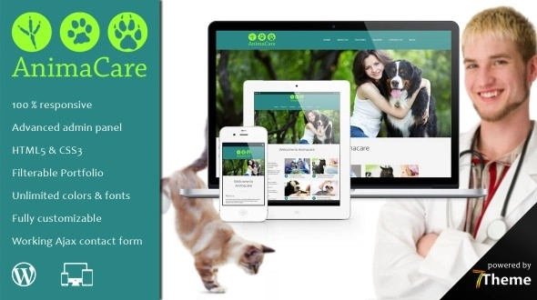 Animacare – A Veterinarian Wordpress Theme 1.11