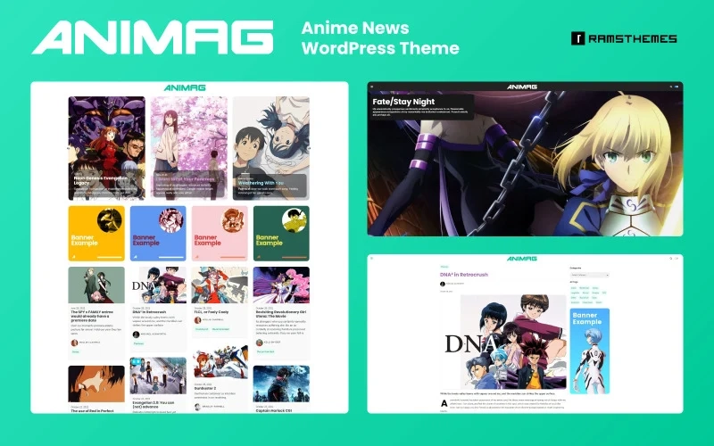 Animag Anime News Wordpress Theme 1.0.9