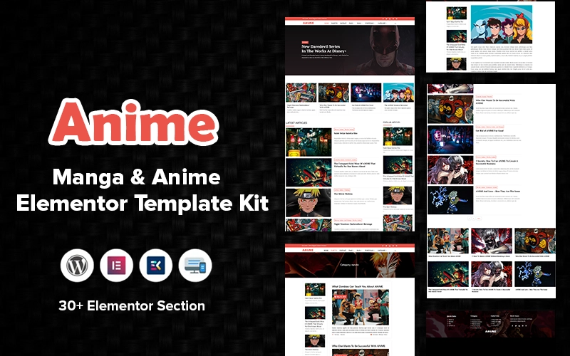 Anime : Magazine & Blog Wordpress Theme 1.4