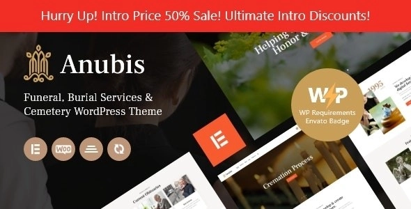 Anubis Funeral & Burial Services Wordpress Theme 1.4