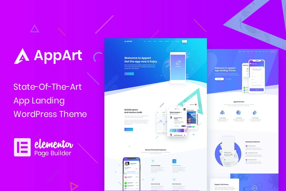 Appart Creative Wordpress Theme For Apps Saas 2.8