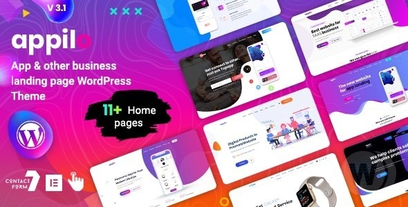 Appilo – App Landing Page Wordpress Theme 6.2.1