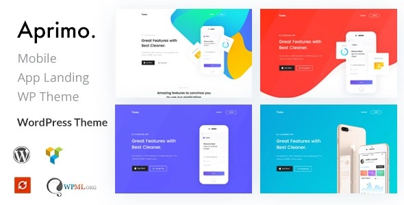 Aprimo Mobile & App Landing Wordpress Theme 1.5