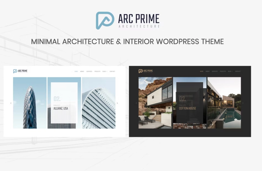 Arc Prime Architecture Wordpress Theme 1.0