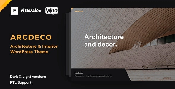 Arcdeco Architecture Theme 1.5.2