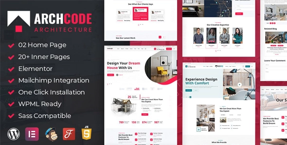 Archcode Architect Design Wordpress Theme 1.1