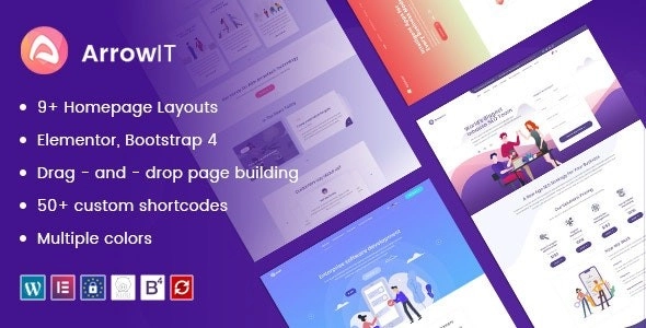 Arrowit Technology, Digital Transformation Wordpress Theme 1.2.9