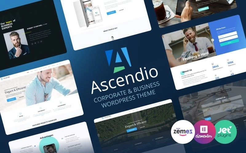 Ascendio Corporate & Business Wordpress Theme 1.0