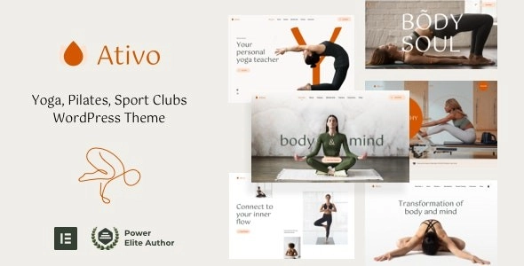 Ativo Pilates Yoga Wordpress Theme 6.1