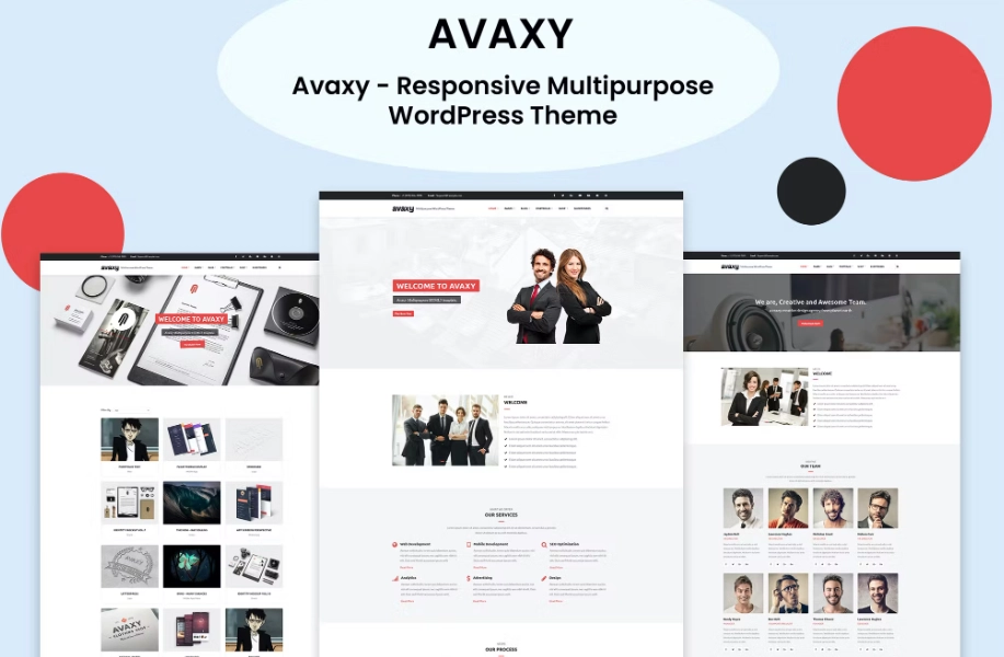 Avaxy Multipurpose Wordpress Theme 1.0