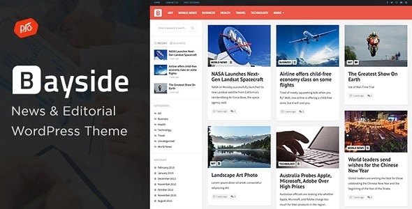 Bayside Responsive Wordpress Theme 2.1