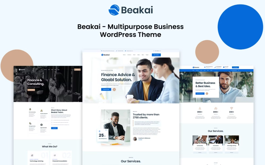 Beakai Multipurpose Business Wordpress Theme 1.1.4