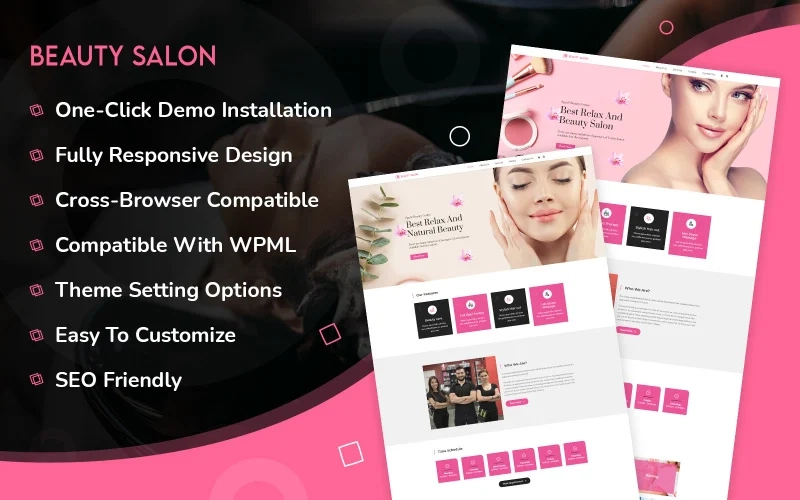 Beauty Salon Multipurpose Wordpress Theme 1.0.0