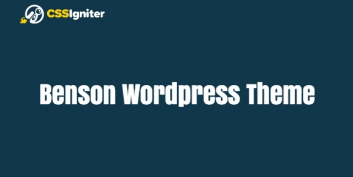 Benson – Wordpress Theme 1.1.0